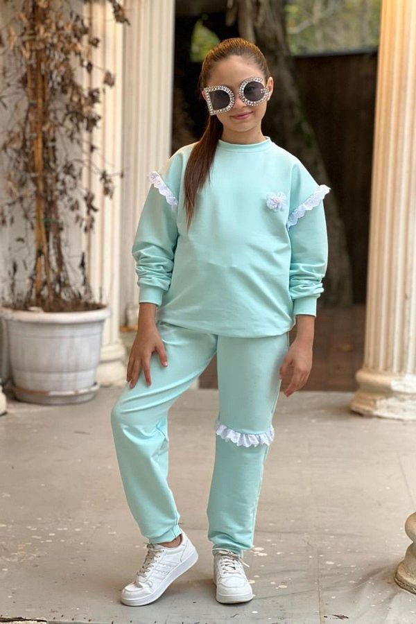 Turquoise tracksuit discount