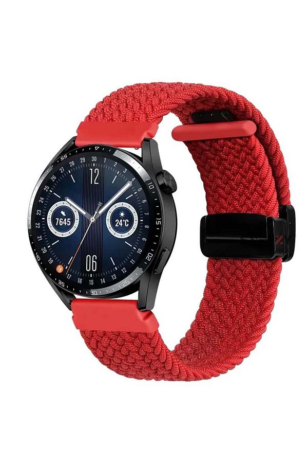 Sneezy Huawei Watch GT2 Elite Sport Classic 46mm GT2 Pro 22mm FiberLink Fabric Braided Band with Magnetic Buckle Trendyol