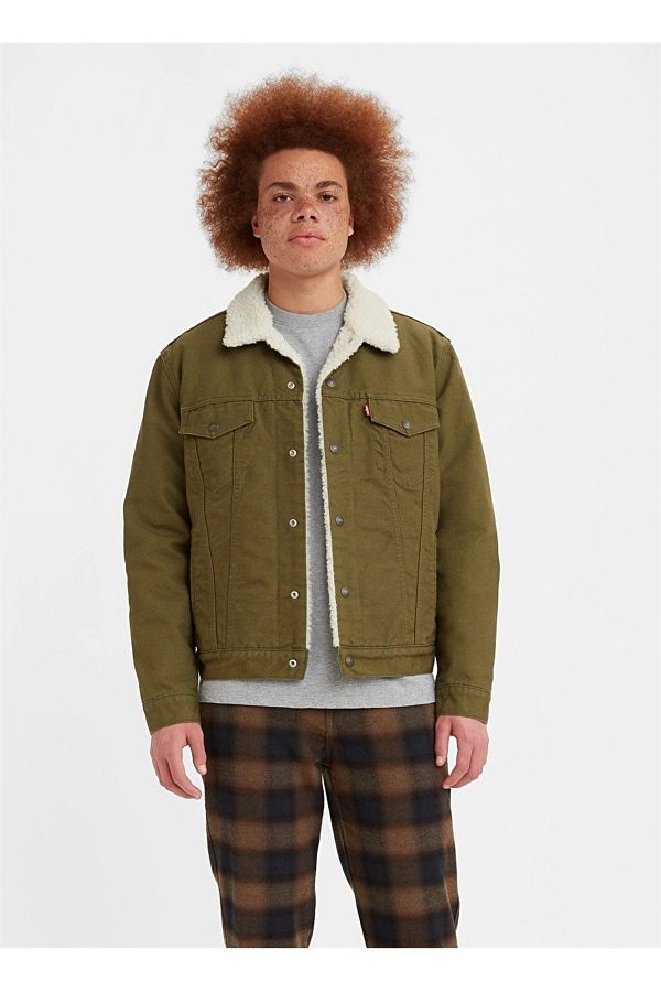 Green levis jacket men's hotsell