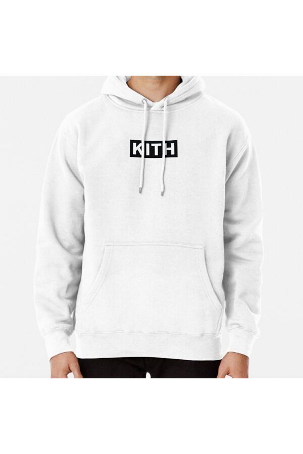 ZOKAWEAR Kith Black BOGO White Hooded Sweatshirt Hoodie Trendyol