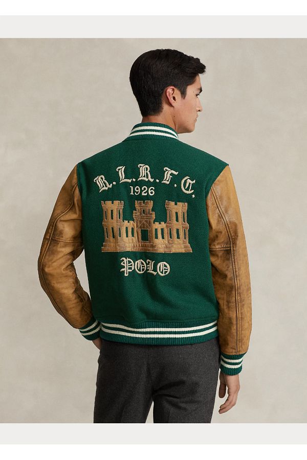Ralph lauren varsity jacket store