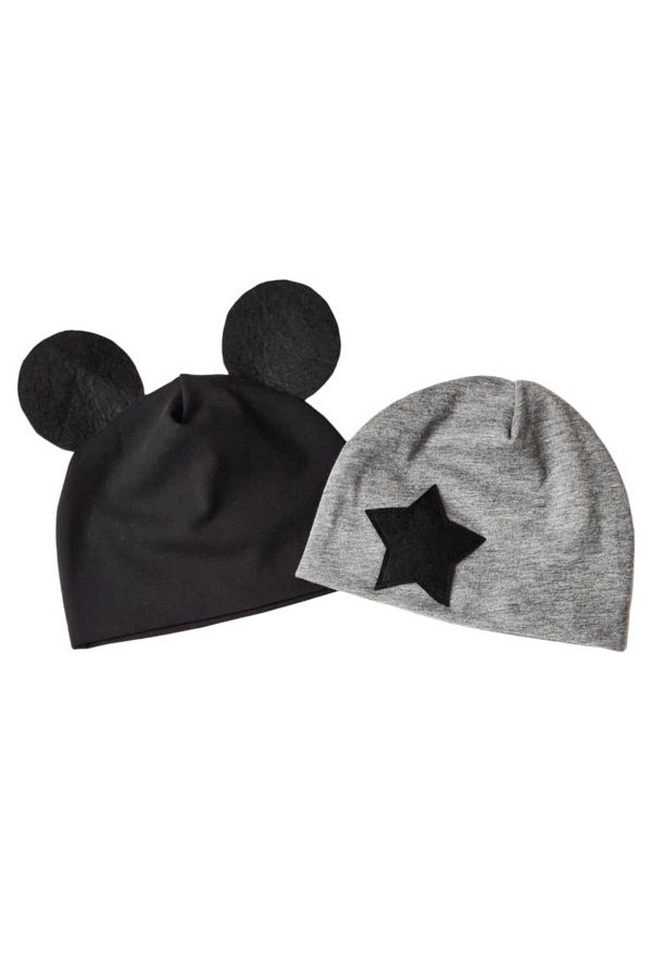 Black baby hat with ears store