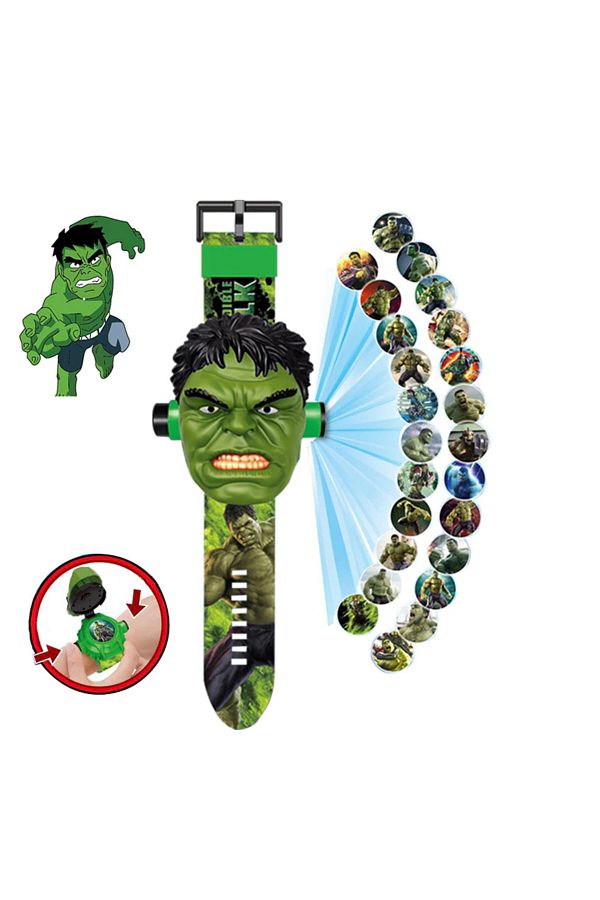 Kumik-Hulk Projection Clock 24 Separate Pictures 1