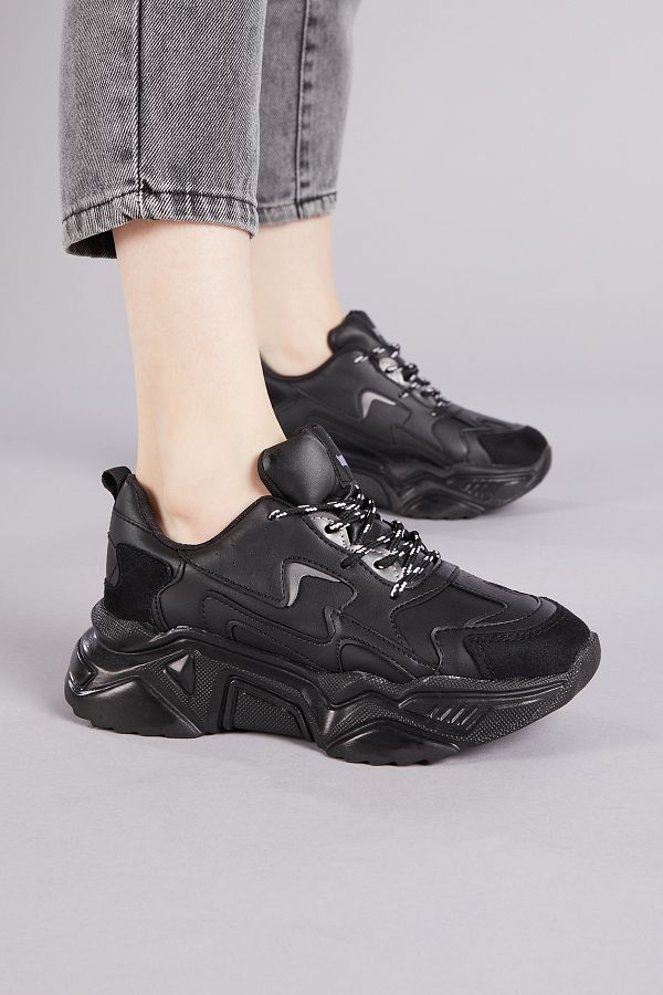 Tonny Black-Schwarze Sportschuhe für Damen Dnz 1