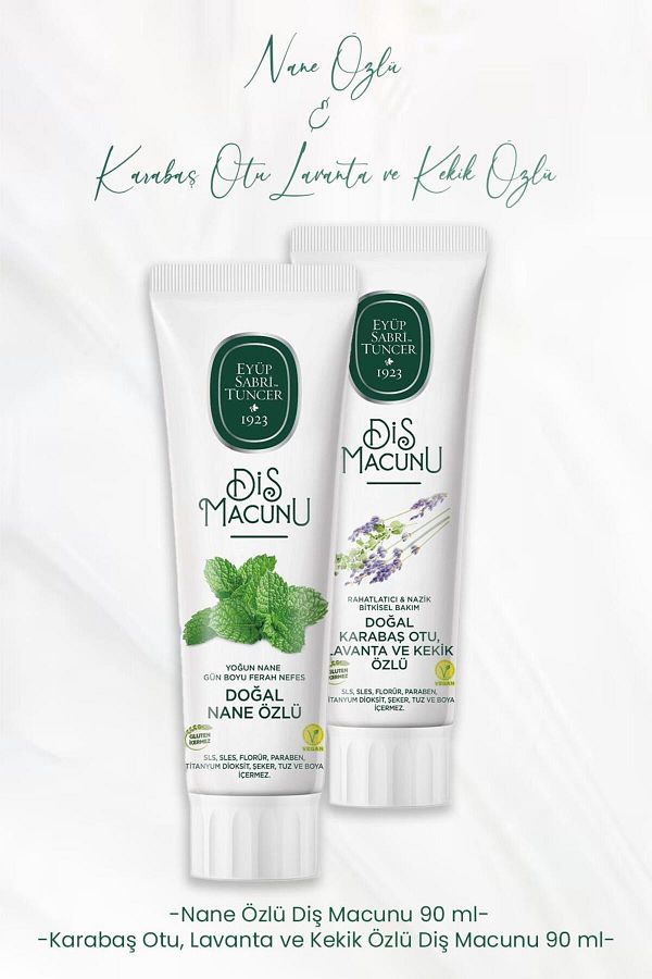 Eyüp Sabri Tuncer-Toothpaste Mint Extract 90 ml and Lavender and Thyme Extract 90 ml 1