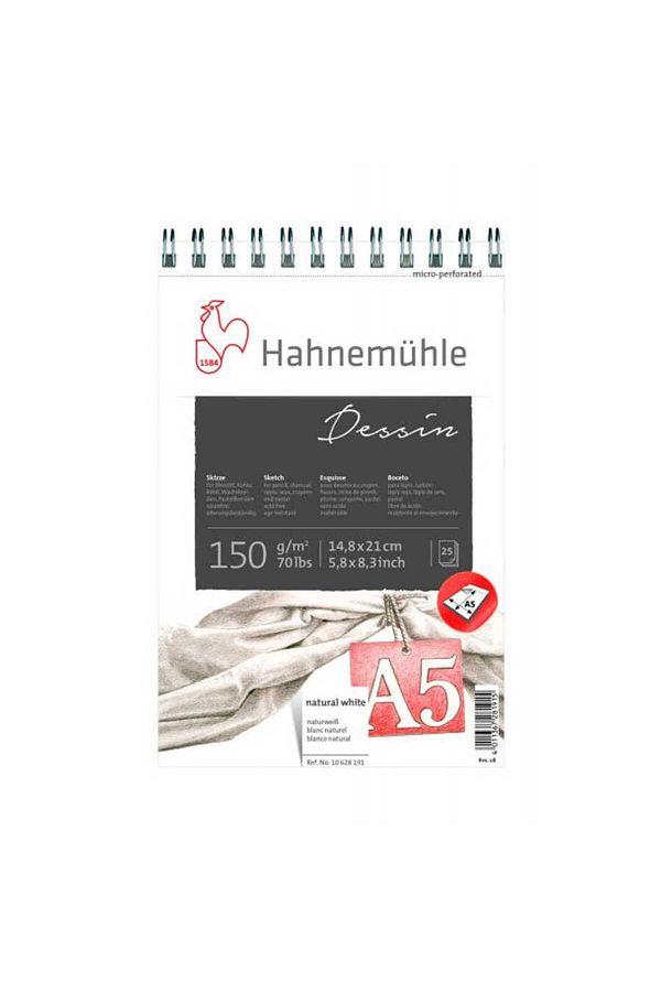 Hahnemühle-Dessin Sketch Block A5 150g 25 Sheets 1