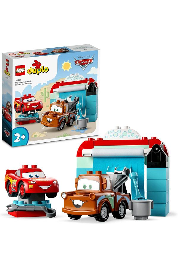 LEGO DUPLO Disney Pixar Cars Lightning McQueen and Mater s Car Wash Fun 10996 29 Pieces Trendyol
