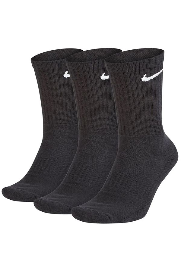 Nike Everyday Cushioned Training Crew 3 pack Unisex Black Socks Trendyol