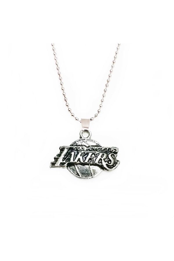 Bijustore-Silver Color Men's Los Angeles Lakers Necklace 1