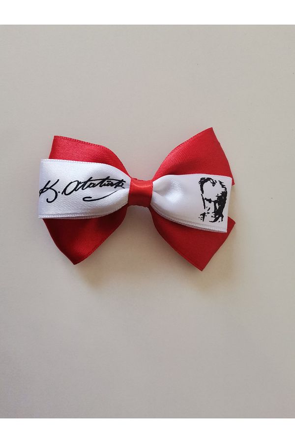 MİNİK ADIMLAR-October 29 Buckle - Ataturk and Signature Printed, Special Designed Clip-On Little Steps 1