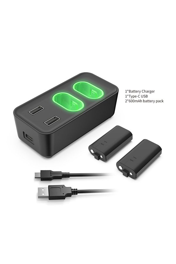 Dobe-Xbox Series Game Controller Joystick Battery Charging Station with USB Port 1