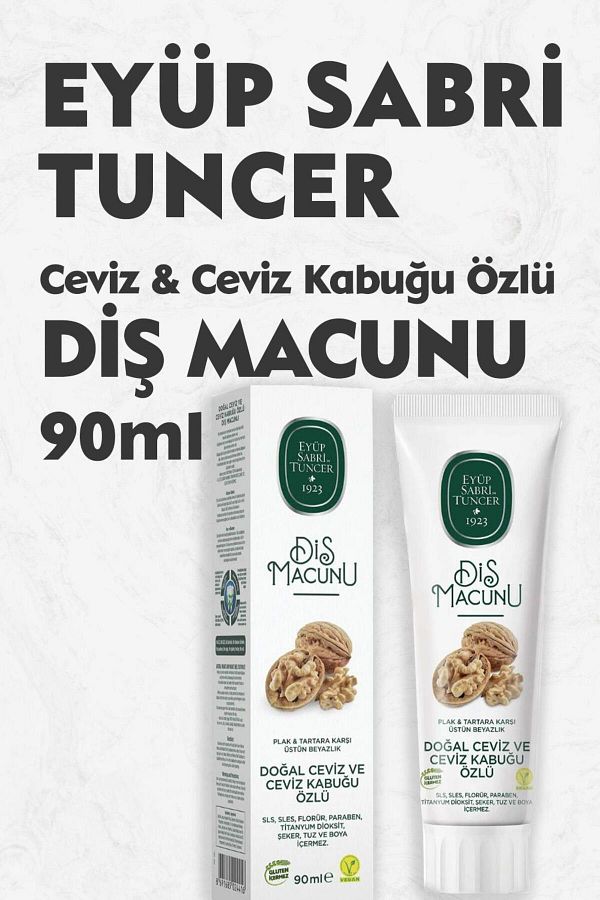Eyüp Sabri Tuncer-Toothpaste with Walnut and Shell Extract 90 ml 1