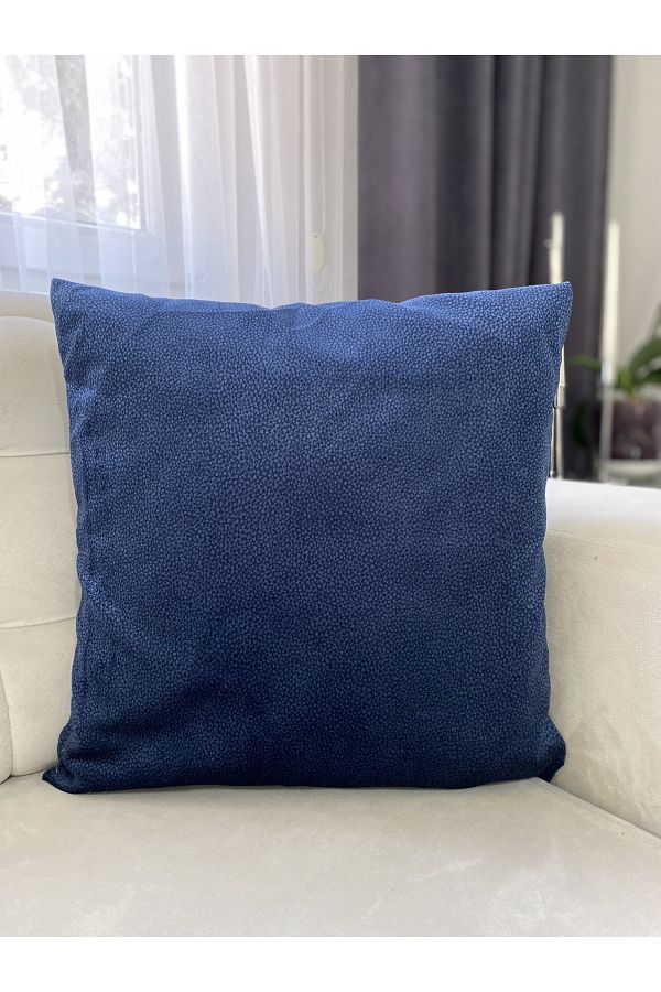Parla Life Velvet Blue Color Throw Pillow Cover Trendyol