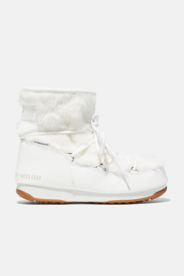 MOON BOOT-Дамски ботуши за сняг 24009700-003 Monaco Low Fur Optical White 1