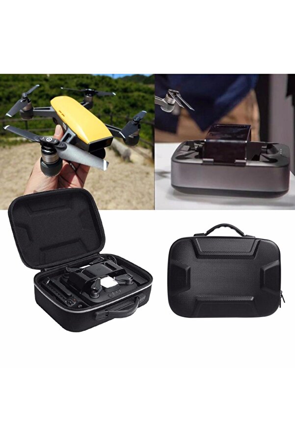 Profisher Djı Spark Seyahat Taşıma Çantası Şarj Istasyonu, Kumanda Ve Şarj Adaptörü Için