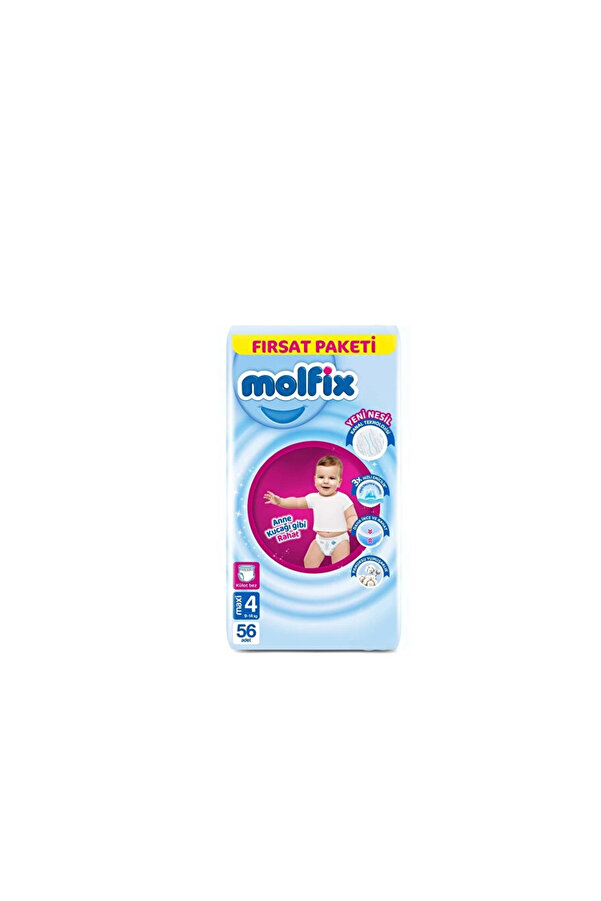 Molfix Külot Bez Fırsat Maxi 4 Beden 56'Lı