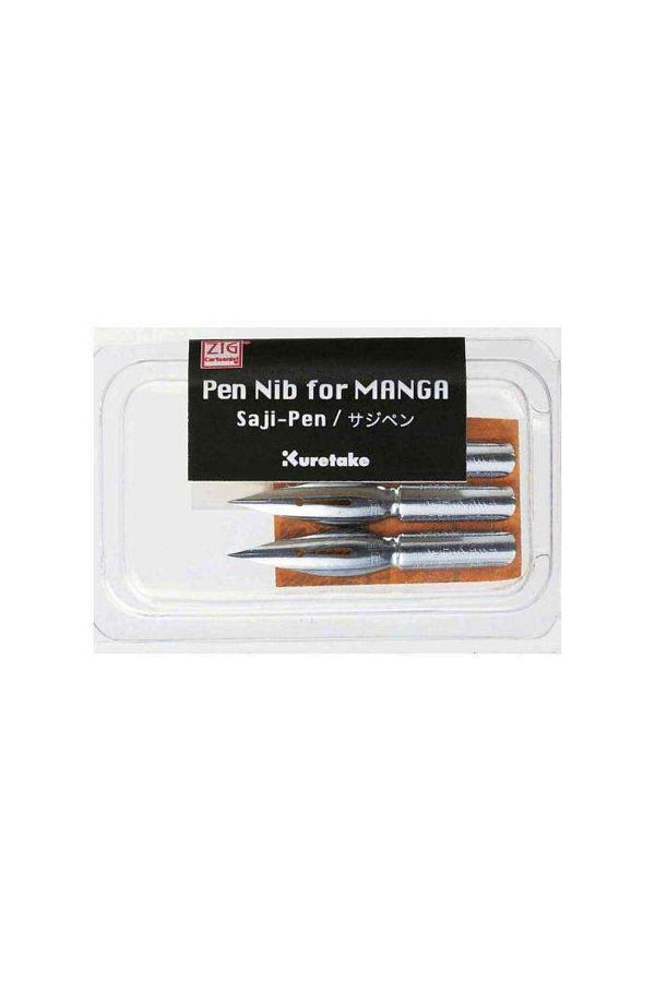 Zig-Sajipen Writing and Drawing Tip Set of 3 1