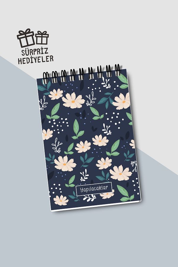 Eldesen Tasarım-Do List A6 Notebook with Flexible Cardboard Cover, Mini Notebook 1