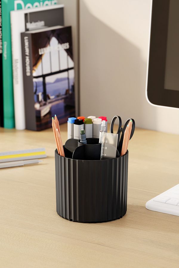 Pufwin Home Zebra Desktop Pen Organizer Pen Holder