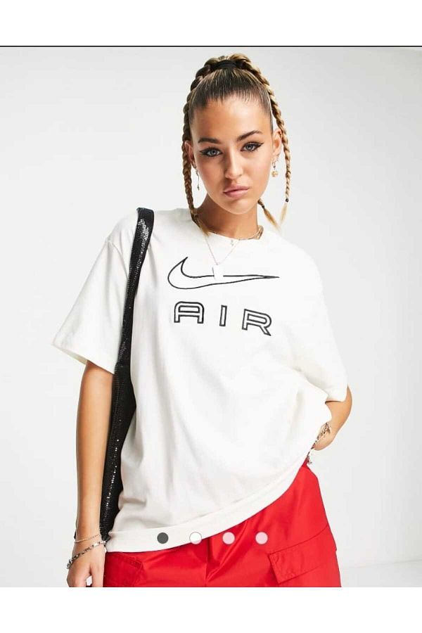 Nike Air Logo Oversized Boyfriend T Shirt Cng Store Trendyol