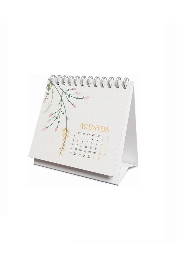 Gıpta-2024 Year (14x14) Triangle Desk Calendar 1