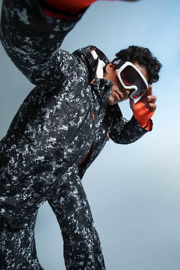 Defacto Waterproof Windproof Fit Regular Fit Patterned Ski Jacket Trendyol