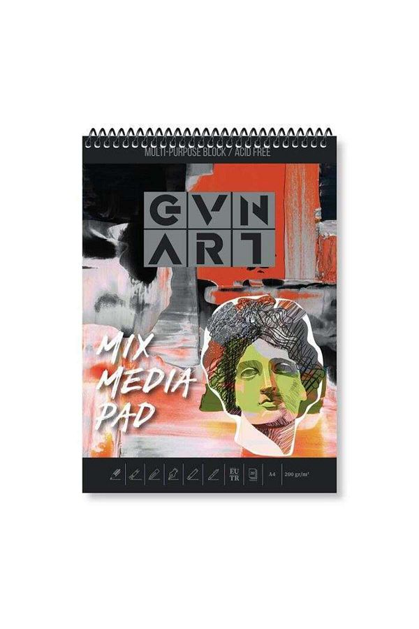 GVN ART-Mix Media Multi-Purpose Artistic Block Notebook 200 G A4 20 Sheets 1