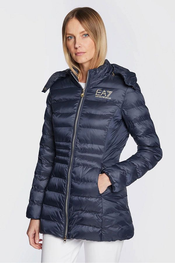 Emporio Armani Women s Detachable Hooded Puffer Jacket Trendyol