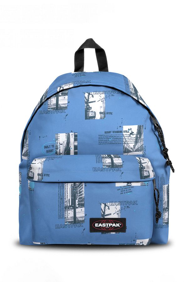 Eastpak Padded Pak R Backpack with Blue Text Trendyol