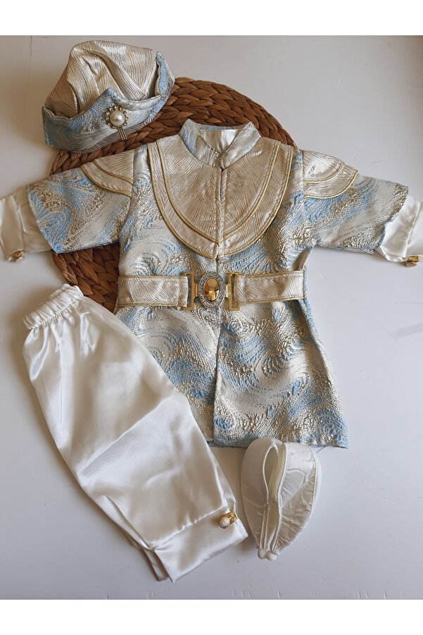 PİLEKİ BABY (çarıklı) 0 6 Ay Ve 1 Yaş Mevlüt Ve Sünnet Kıyafeti Mevlütlük Sünnetlik Takım