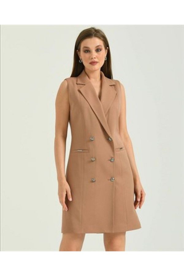 Tan dress vest cheap