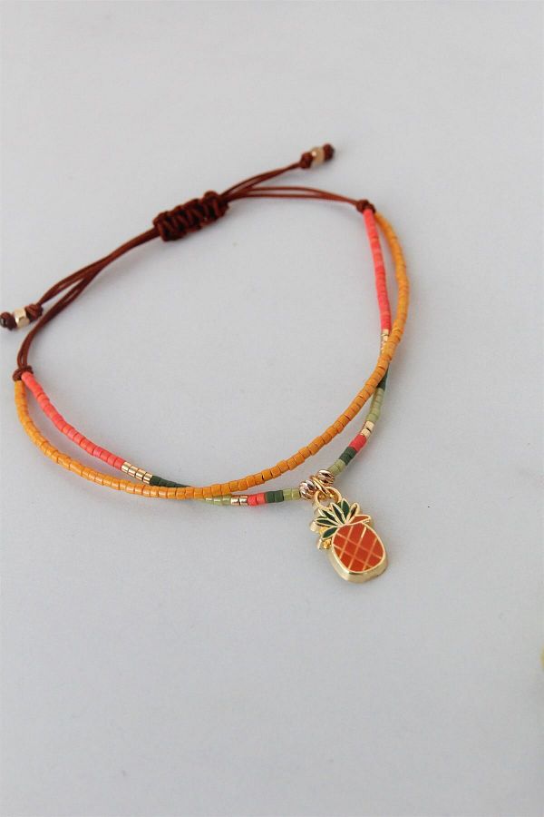 D AM SSY Miyuki Pineapple Model Double String Bracelet Trendyol