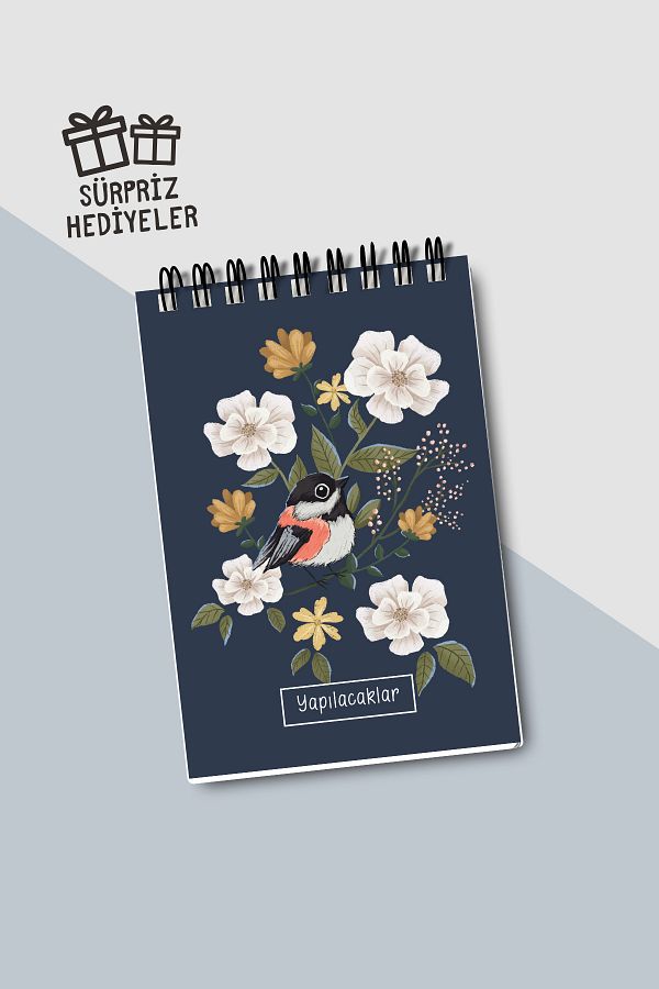 Eldesen Tasarım-Do List A6 Notebook with Flexible Cardboard Cover, Mini Notebook 1