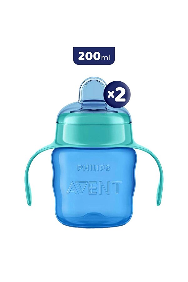Philips Avent Eğitici Damlatmaz Bardak Erkek 6m+ 200 Ml X 2