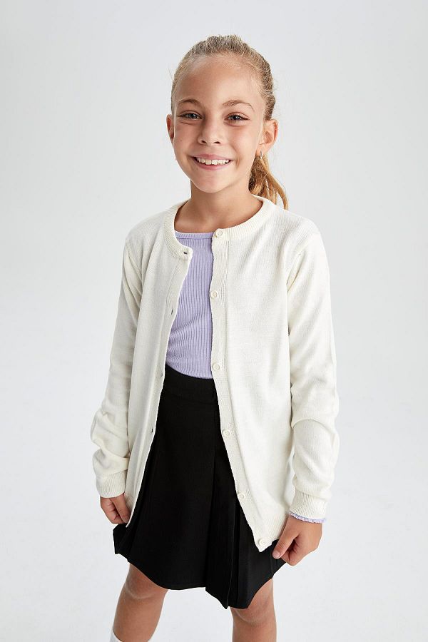 White school cardigan discount