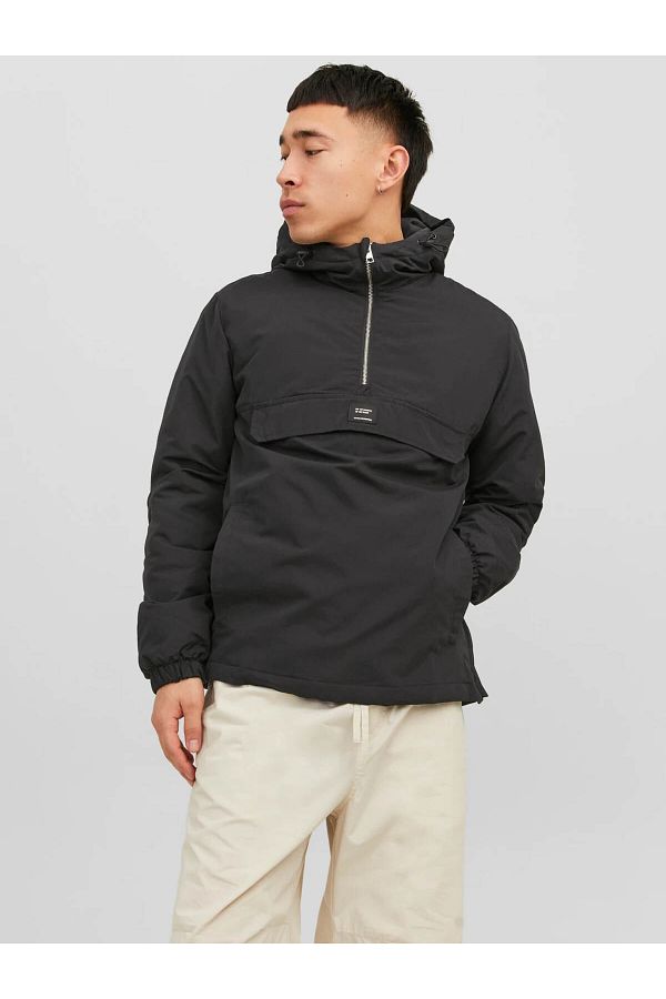 Jack Jones Jjerush Black Men s Anorak 12237667 Trendyol