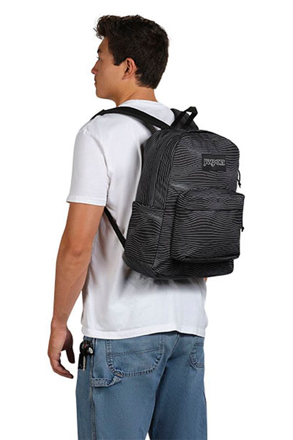 Jansport striped backpack new arrivals