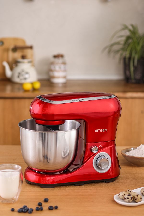 Emsan Bella Gusto Red Stand Mixer Kitchen Chef 1300w 5 Lt Trendyol