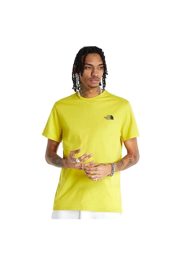 The North Face Simple Dome Yellow Men s T shirt Trendyol