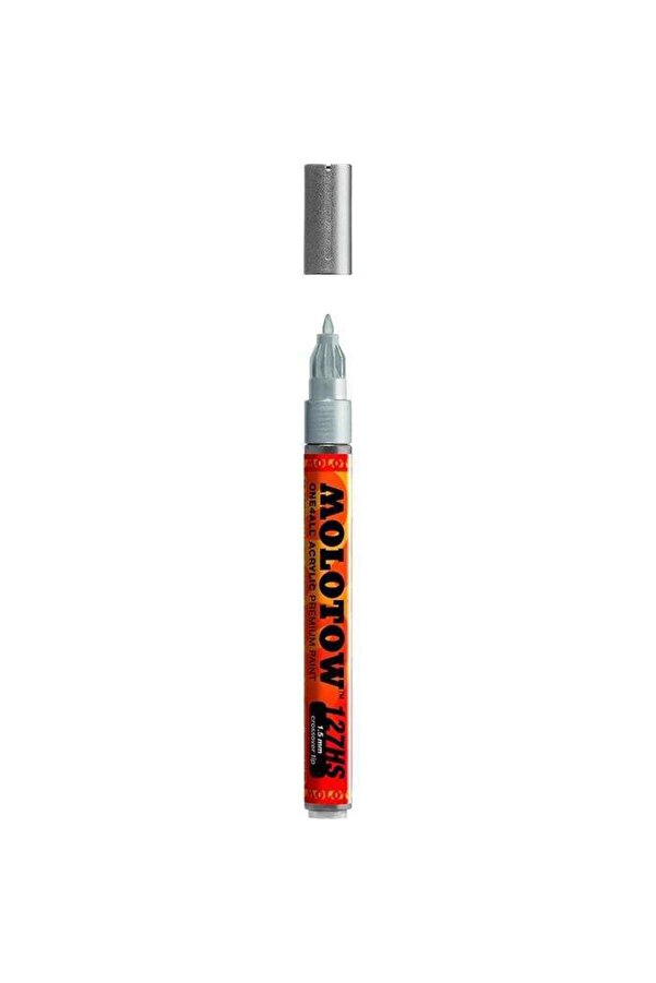 Molotow 127hs-co One4all Acrylic Marker Pen Mm Metallic Silver