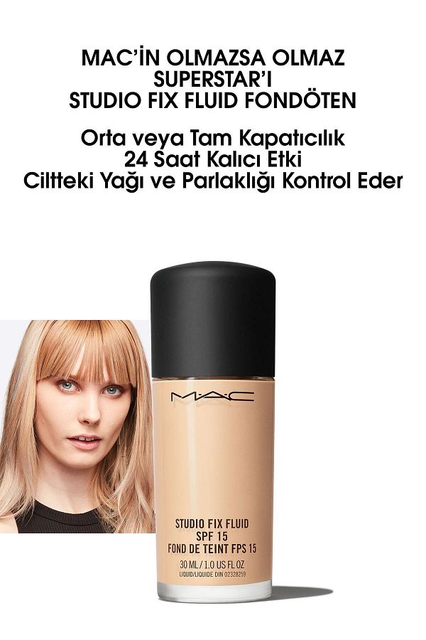 M.A.C-Nc15 Foundation - Studio Fix Fluid Spf 15 Foundation 30 ml 1