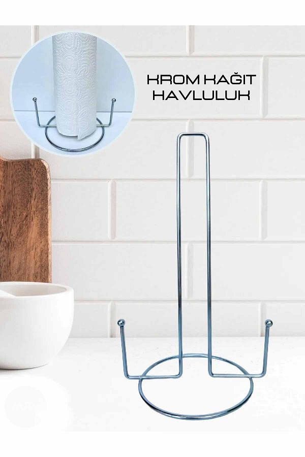 incirop Desktop Chrome Upright Paper Towel Holder Countertop Towel Holder Trendyol