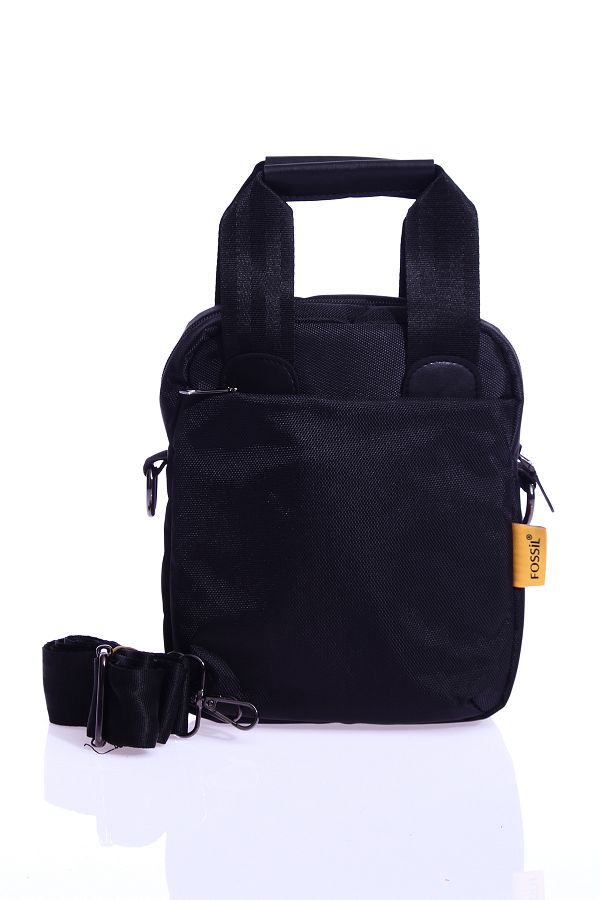 Fossil FOSSIL 6001 HANDBAGS SHOULDER BAG MULTIPLE COMPARTMENT MAILMAN BAG BLACK Trendyol