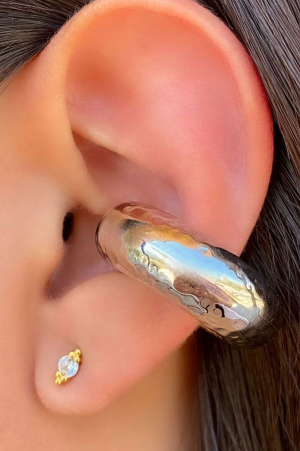 Large cartilage hoop on sale