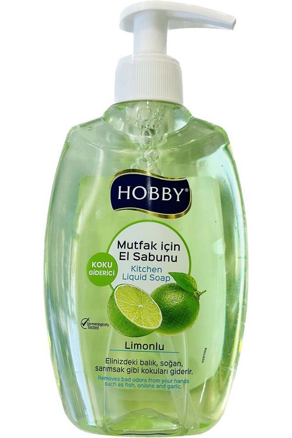 Hobby-صابون يدوي مزيل للروائح الكريهة للمطبخ بالليمون 400 مل 1