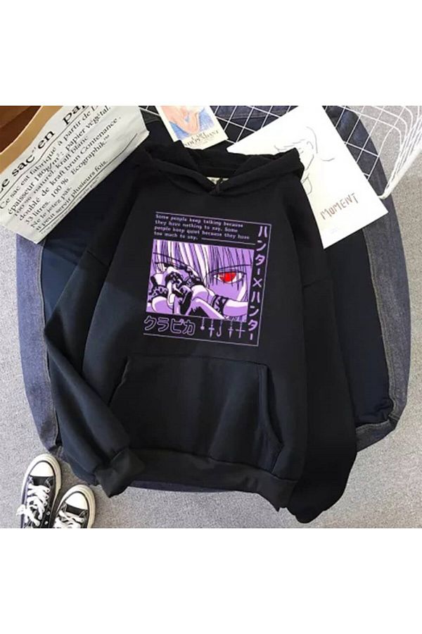 Toum 3BROs Touz Anime Hunter X Hunter Kurapika Unisex Hoodie Trendyol
