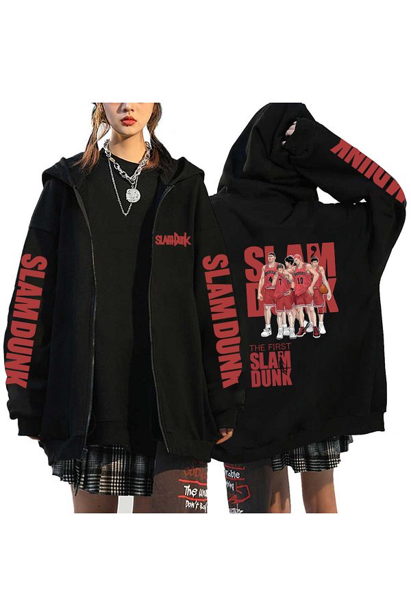 GALASHOP Unisex Anime SLAM DUNK Zip Hoodie mod53 Trendyol