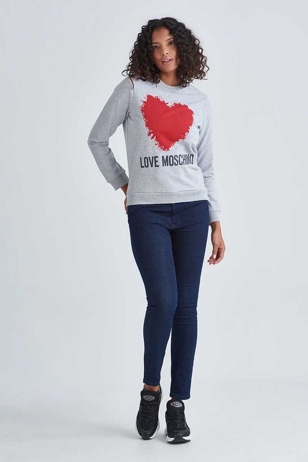 Love moschino sweatshirt womens outlet