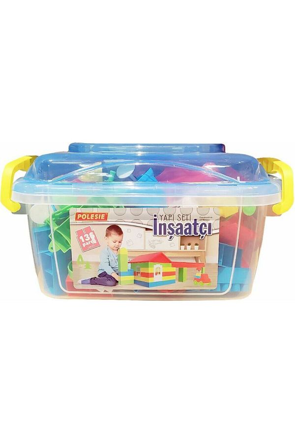 Polesie-Building Set "Constructor" (136 pieces) (container) 1
