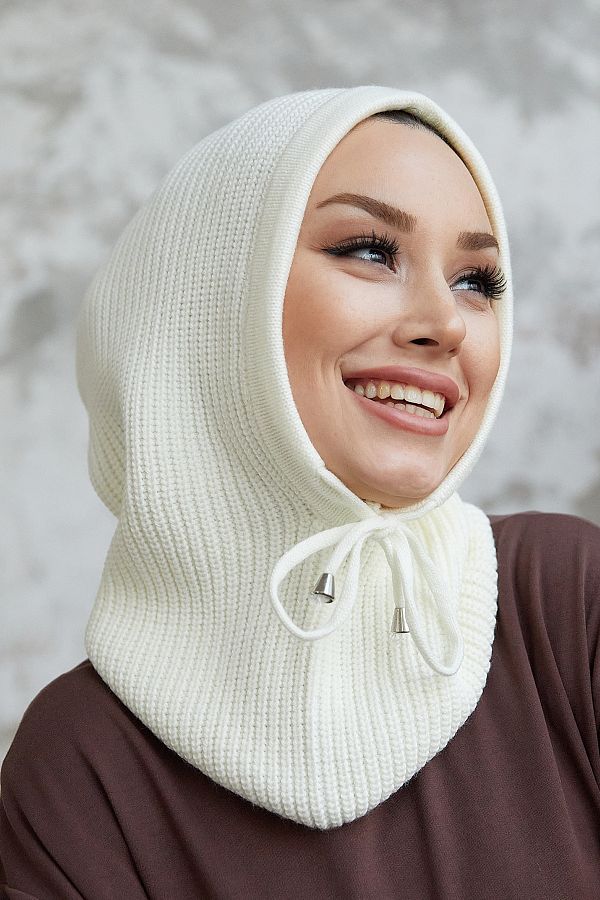 InStyle-Rona Knitwear Balaklava – Weiß 1